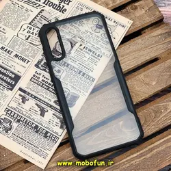 قاب گوشی Galaxy A20 - Galaxy A30 سامسونگ آیپکی iPaky طرح پشت طلق شفاف دور ژله ای مشکی کد 485