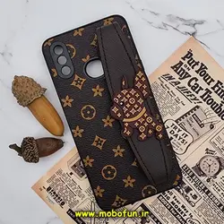 قاب گوشی Galaxy A10S سامسونگ طرح لاکچری دستبندی چرمی بولداگ لویی ویتون LV محافظ لنز دار کد 547