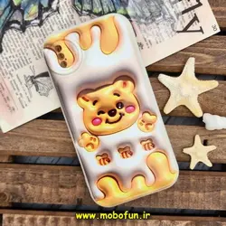 قاب گوشی iPhone X - iPhone XS آیفون طرح چاپ سه بعدی 3D پافر کارتونی محافظ لنز دار کد 448