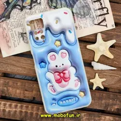 قاب گوشی Redmi Note 11 Pro 4G Global - Redmi Note 11 Pro 5G Global - Redmi Note 11E Pro 5G شیائومی طرح چاپ سه بعدی 3D پافر کارتونی محافظ لنز دار کد 461