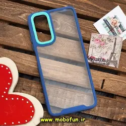 قاب گوشی Redmi Note 11s - Redmi Note 11 4G شیائومی اورجینال Pro Camera طرح پشت طلق شفاف دور سیلیکونی محافظ لنز دار سرمه ای کد 669