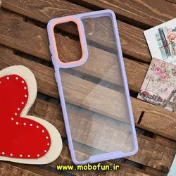 قاب گوشی Galaxy A73 5G سامسونگ اورجینال Pro Camera طرح پشت طلق شفاف دور سیلیکونی محافظ لنز دار یاسی کد 571