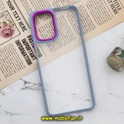 قاب گوشی Redmi Note 10 4G - Redmi Note 10S - Poco M5S شیائومی شیائومی اورجینال متال کیس Metal طرح پشت طلق شفاف دور سیلیکونی یاسی کد 477