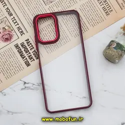 قاب گوشی Redmi Note 10 4G - Redmi Note 10S - Poco M5S شیائومی شیائومی اورجینال متال کیس Metal طرح پشت طلق شفاف دور سیلیکونی زرشکی کد 474