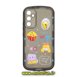 قاب گوشی Galaxy A54 5G سامسونگ طرح ژله ای شفاف بالشتی سه بعدی عروسکی محافظ لنز دار مشکی کد 182