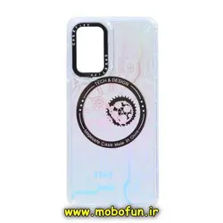 قاب گوشی Galaxy A34 5G سامسونگ طرح مگ سیف ضد ضربه هولوگرامی کیس تیفی CASETIFY مشکی کد 143