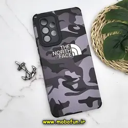 قاب گوشی Galaxy A53 5G سامسونگ طرح کبریتی چرمی اورجینال Unique Case محافظ لنزدار کپسولی THE NORTH FACE کد 642