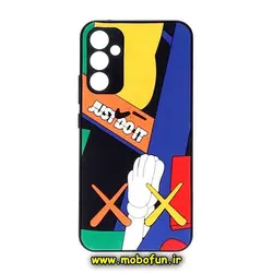 قاب گوشی Galaxy A34 5G سامسونگ طرح سیلیکونی هارد سه بعدی برجسته محافظ لنزدار نایکی JUST DO IT کد 180