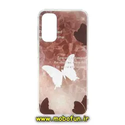 قاب گوشی Galaxy A14 4G - Galaxy A14 5G سامسونگ طرح پشت طلق هولوگرامی اکلیلی براق IMD کپسولی کد 319