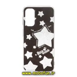 قاب گوشی Galaxy A14 4G - Galaxy A14 5G سامسونگ طرح پشت طلق هولوگرامی اکلیلی براق IMD کپسولی کد 304