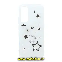 قاب گوشی Galaxy A34 5G سامسونگ طرح پشت طلق هولوگرامی اکلیلی براق IMD کپسولی کد 232