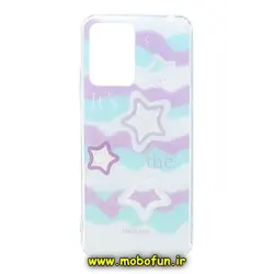 قاب گوشی Redmi Note 12 4G شیائومی طرح پشت طلق اکلیلی براق IMD کپسولی کد 114