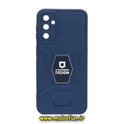 قاب گوشی Galaxy A14 4G - Galaxy A14 5G سامسونگ طرح ضد ضربه بتمن فول ژله ای اورجینال DESIGN محافظ لنز دار سرمه ای کد 435