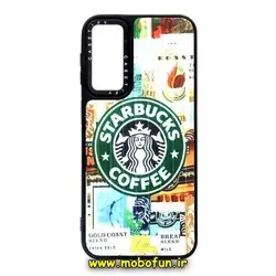 قاب گوشی Galaxy A24 4G سامسونگ طرح ضد ضربه کرکره ای استارباکس STARBUCKS یانگ کیت CASETIFY کد 195