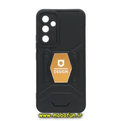 قاب گوشی Galaxy A54 5G سامسونگ طرح ضد ضربه بتمن فول ژله ای اورجینال DESIGN محافظ لنز دار مشکی طلایی کد 414