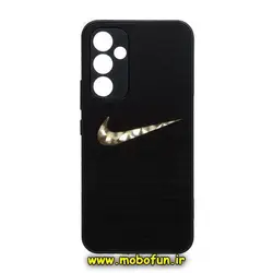 قاب گوشی Galaxy A54 5G سامسونگ لاکچری دیزاین نایکی NIKE محافظ لنزدار مشکی کد 389