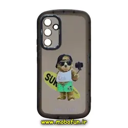 قاب گوشی Galaxy A54 5G سامسونگ طرح ژله ای شفاف بالشتی خرس تدی محافظ لنز دار کد 373