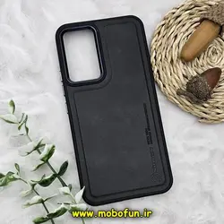 قاب گوشی Galaxy A54 5G سامسونگ طرح چرمی کلاسیک HARD متال کیس نیلکین NILLKIN مشکی کد 333