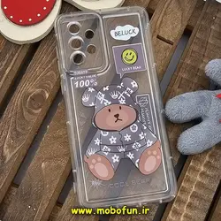 قاب گوشی Galaxy A73 5G سامسونگ طرح دار فانتزی عروسکی ژله ای شفاف محافظ لنز دار کپسولی (لاکچری) کد 699