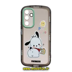 قاب گوشی Galaxy A54 5G سامسونگ طرح ژله ای شفاف بالشتی خرگوشی POCHACCO محافظ لنز دار کد 380