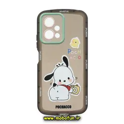 قاب گوشی Poco X5 شیائومی طرح ژله ای شفاف بالشتی POCHACCO محافظ لنز دار کد 178