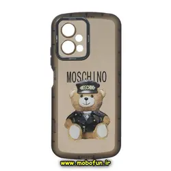 قاب گوشی Poco X5 شیائومی طرح ژله ای شفاف بالشتی خرسی تدی TEDi محافظ لنز دار کد 165