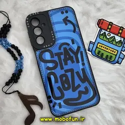 قاب گوشی Galaxy A24 4G سامسونگ فانتزی ژله ای اورجینال CASE CASE طرح STAY COZY محافظ لنز دار کد 267