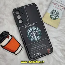 قاب گوشی Galaxy A24 4G سامسونگ فانتزی ژله ای اورجینال CASE CASE طرح استارباکس STARBUCKS محافظ لنز دار کد 266