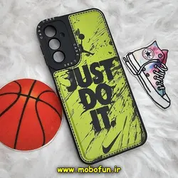 قاب گوشی Galaxy A24 4G سامسونگ فانتزی ژله ای اورجینال CASE CASE طرح JUST DO IT محافظ لنز دار کد 263