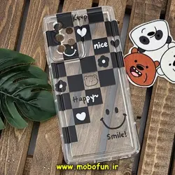 قاب گوشی Galaxy A72 سامسونگ طرح دار فانتزی عروسکی ژله ای شفاف محافظ لنز دار کپسولی (لاکچری) کد 504