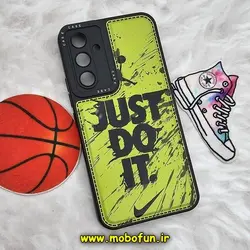 قاب گوشی Galaxy A54 5G سامسونگ فانتزی ژله ای اورجینال CASE CASE طرح JUST DO IT محافظ لنز دار کد 493