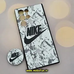 قاب گوشی Galaxy S22 Ultra سامسونگ فانتزی سوزنی برجسته پاپ سوکت دار نایکی NIKE کد 371