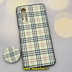 قاب گوشی Redmi Note 11 Pro 4G Global - Redmi Note 11 Pro 5G Global - Redmi Note 11E Pro 5G - Redmi Note 12 Pro 4G شیائومی فانتزی سوزنی برجسته طرح باربری BURBERRY پاپ سوکت دار محافظ لنز دار کد 705