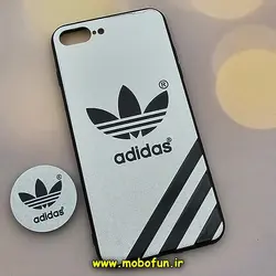 قاب گوشی iPhone 7 Plus - iPhone 8 Plus آیفون فانتزی سوزنی برجسته طرح آدیداس adidas پاپ سوکت دار کد 468