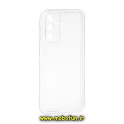 قاب گوشی Galaxy M14 5G سامسونگ طرح ژله ای شفاف بی رنگ ایربگ دار محافظ لنز دار کد 1