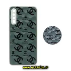 قاب گوشی Galaxy A30S - Galaxy A50S - Galaxy A50 سامسونگ شش ضلعی طرح دار چنل CHANEL محافظ لنز دار پاپ سوکت دار کد 1072