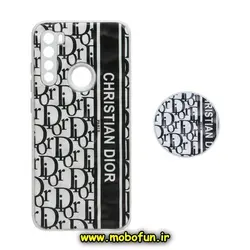 قاب گوشی Redmi Note 8 - Redmi Note 8 2021 شیائومی شش ضلعی طرح دار دیور Dior محافظ لنز دار پاپ سوکت دار کد 971