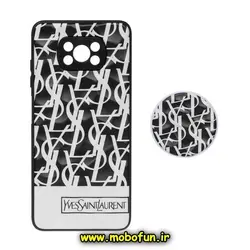 قاب گوشی Xiaomi Poco X3 - Poco X3 Pro شیائومی شش ضلعی طرح دار ایو سن لوران YSL محافظ لنز دار پاپ سوکت دار کد 1512