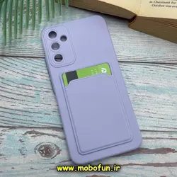 قاب گوشی Galaxy A34 5G سامسونگ سیلیکونی جا کارتی دار محافظ لنز دار یاسی کد 535