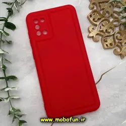 قاب گوشی Galaxy A31 سامسونگ سیلیکونی ژله ای پافر PC پفکی قرمز کد 637