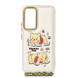 قاب گوشی Galaxy A54 5G سامسونگ طرح سیلیکونی ژله ای سه بعدی برجسته پوه POOH کد 698