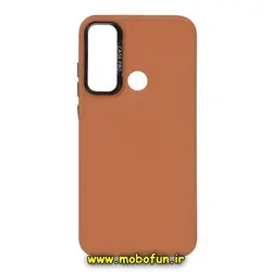 قاب گوشی Redmi Note 8 - Redmi Note 8 2021 شیائومی طرح سیلیکونی ژله ای اورجینال CASE PRO عسلی کد 1032