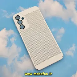 قاب گوشی Galaxy A24 سامسونگ طرح توری ساده Q SERIES محافظ لنزدار گلسی سفید کد 423