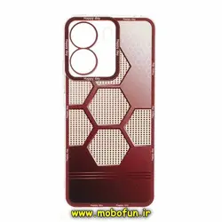 قاب گوشی Redmi 13C - Poco C65 شیائومی ژله ای شفاف فانتزی طرح کندو محافظ لنز دار کد 5