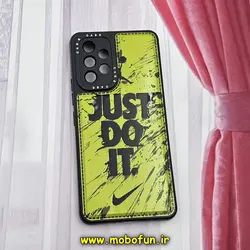 قاب گوشی Galaxy A53 سامسونگ فانتزی ژله ای اورجینال CASE CASE طرح نایکی JUST DO IT محافظ لنز دار کد 866