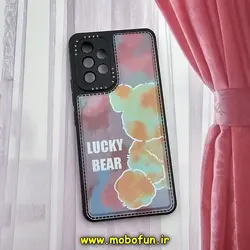 قاب گوشی Galaxy A53 سامسونگ فانتزی ژله ای اورجینال CASE CASE طرح LUCKY BEAR محافظ لنز دار کد 865