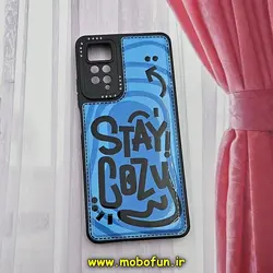 قاب گوشی Redmi Note 11 Pro 4G Global - Redmi Note 11 Pro 5G Global - Redmi Note 11E Pro 5G - Redmi Note 12 Pro 4G شیائومی فانتزی ژله ای اورجینال CASE CASE طرح STAY COZY محافظ لنز دار کد 1029