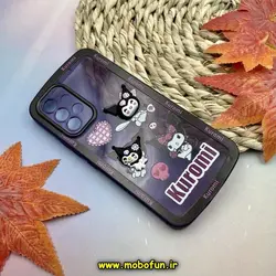 قاب گوشی Galaxy A53 سامسونگ طرح ژله ای شفاف بالشتی سه بعدی عروسکی محافظ لنز دار بنفش کد 888