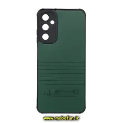 قاب گوشی Galaxy A05S سامسونگ طرح ژله ای چرمی ساده کبریتی Pro Camera سبز کد 77