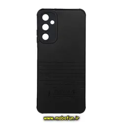 قاب گوشی Galaxy A05S سامسونگ طرح ژله ای چرمی ساده کبریتی Pro Camera مشکی کد 72